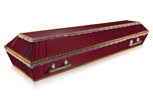 Гроб атлас обитый тканью Траур Гроб атлас обитый тканью Траур