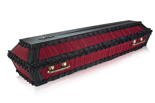 Гроб атлас обитый тканью Наполеон Гроб атлас обитый тканью Наполеон