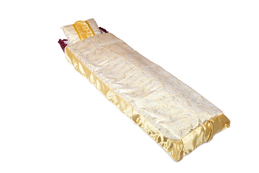 Покрывало в гроб "Купеческий" комплект (подушка, покрывало)