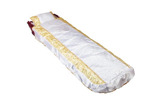 Покрывало в гроб "Собор" комплект (подушка, покрывало)